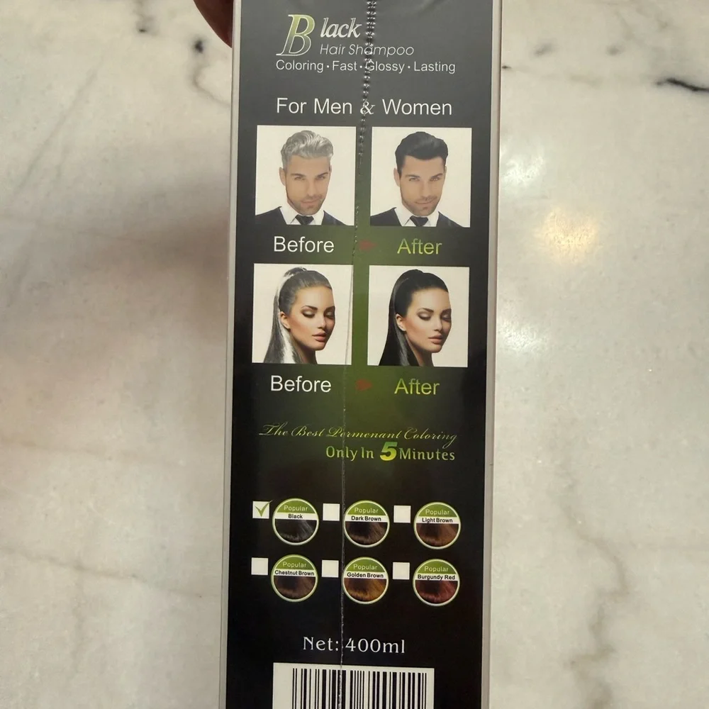 NWT GoPerfect Black Hair Shampoo with Argan Oil and Keratin - Picture 4 of 6